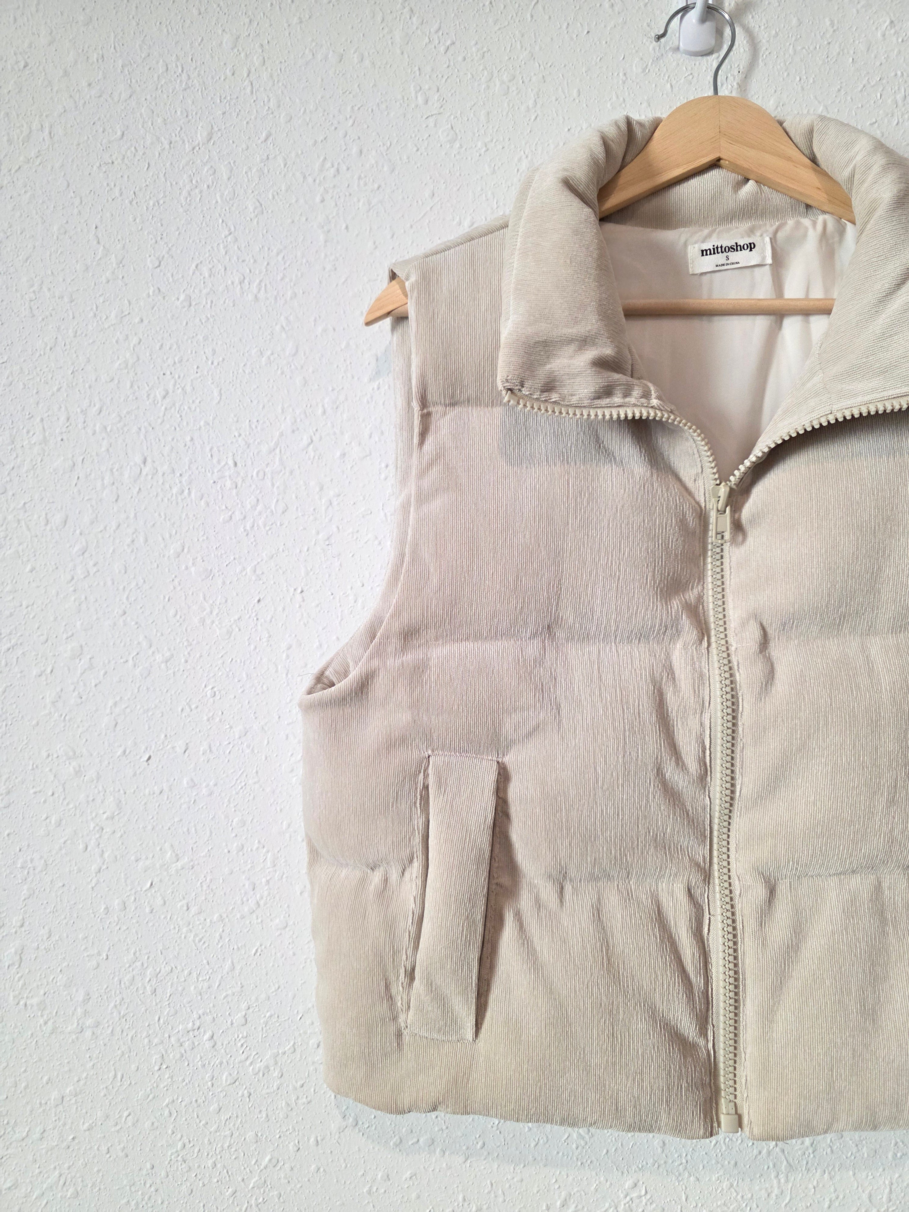 Mittoshop Cord Zip Up Vest (S)