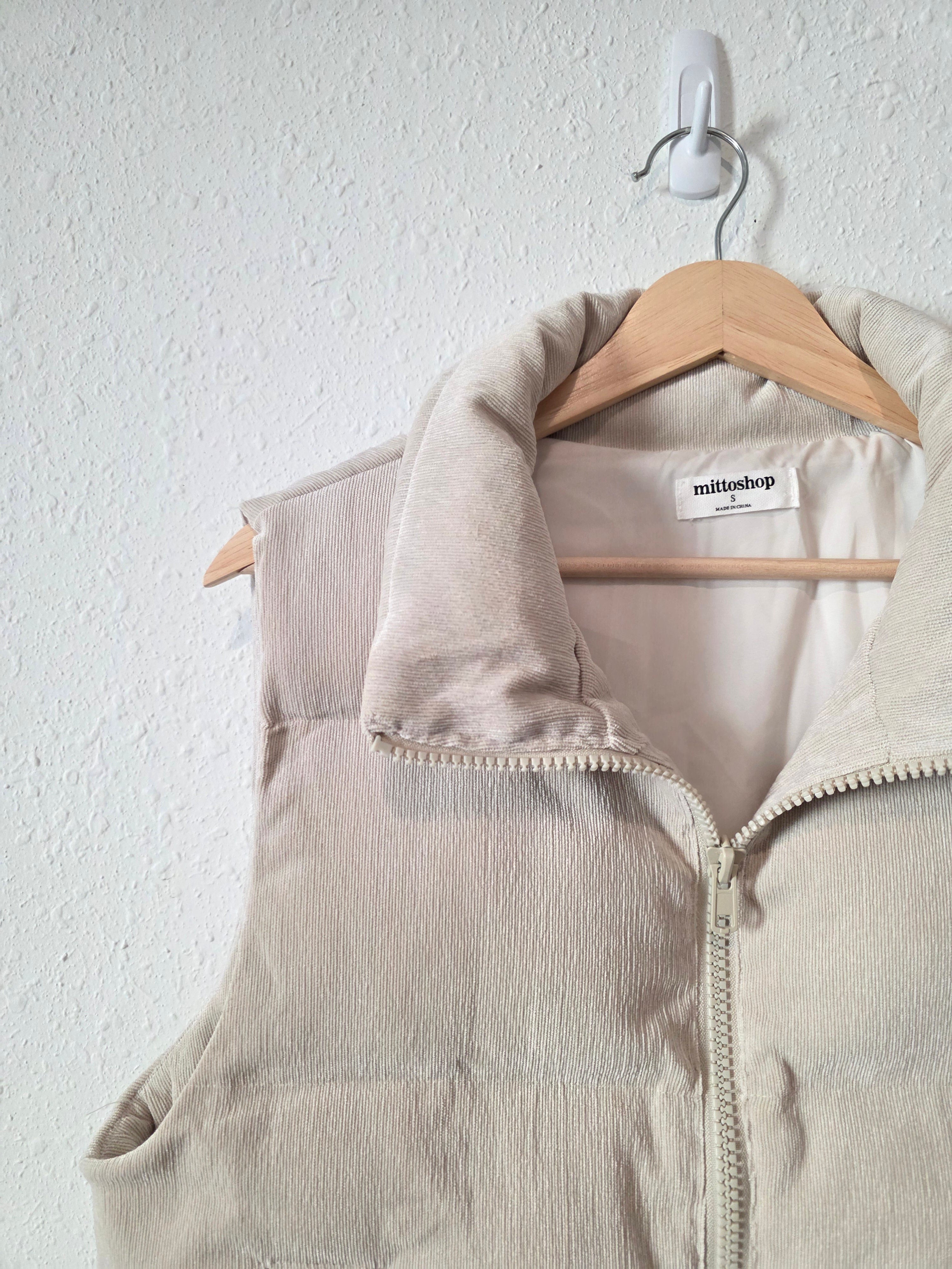 Mittoshop Cord Zip Up Vest (S)
