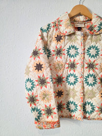 Colorful Quilted Jacket (M)