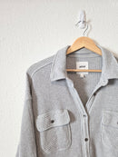 Aerie Oversized Waffle Shirt Jacket (S)
