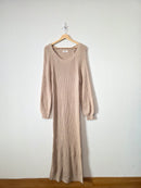 In Loom Ribbed Maxi Sweater Dress (L)