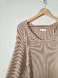 In Loom Ribbed Maxi Sweater Dress (L)