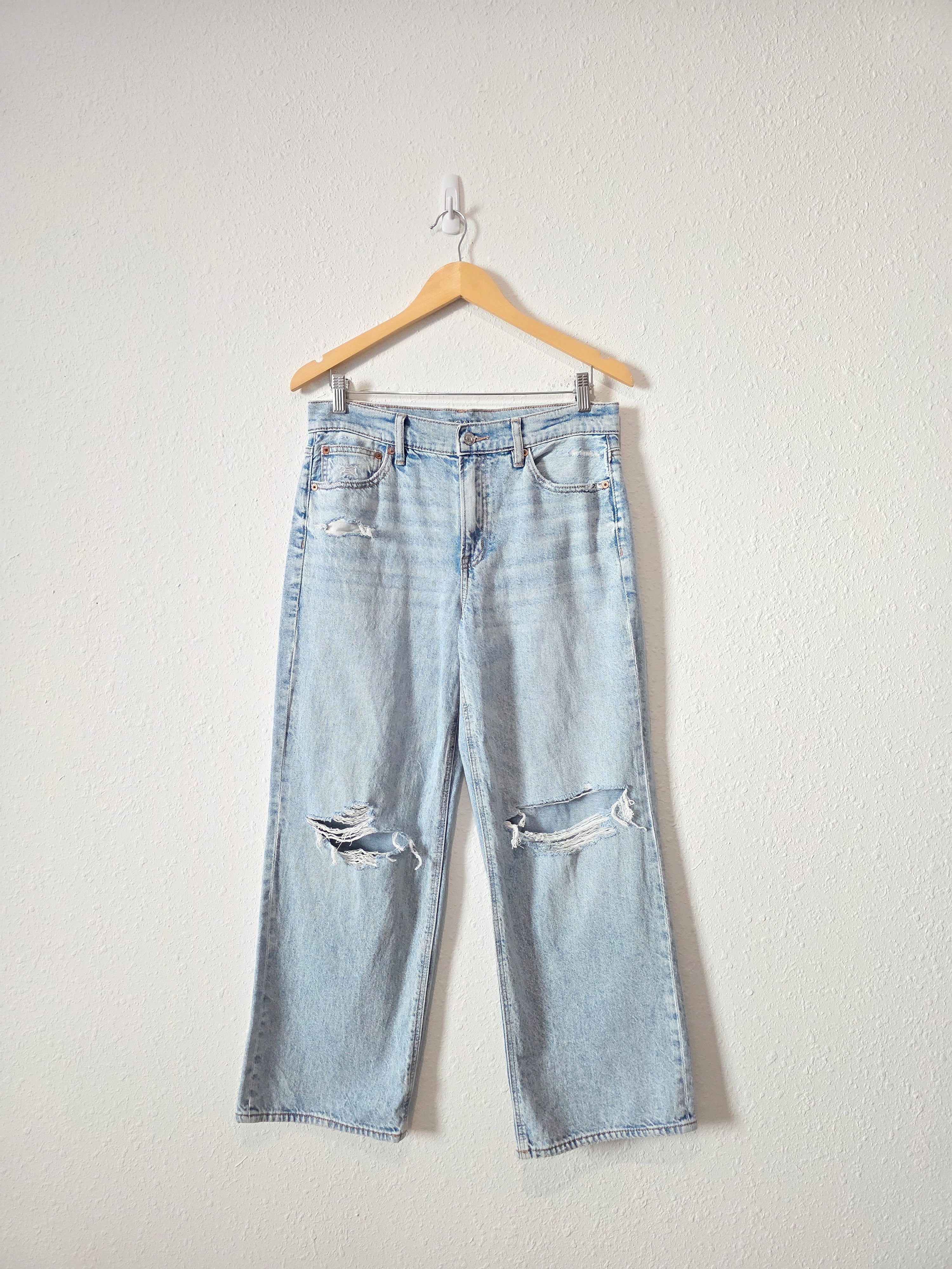Light Wash Relaxed Jeans (8 short)