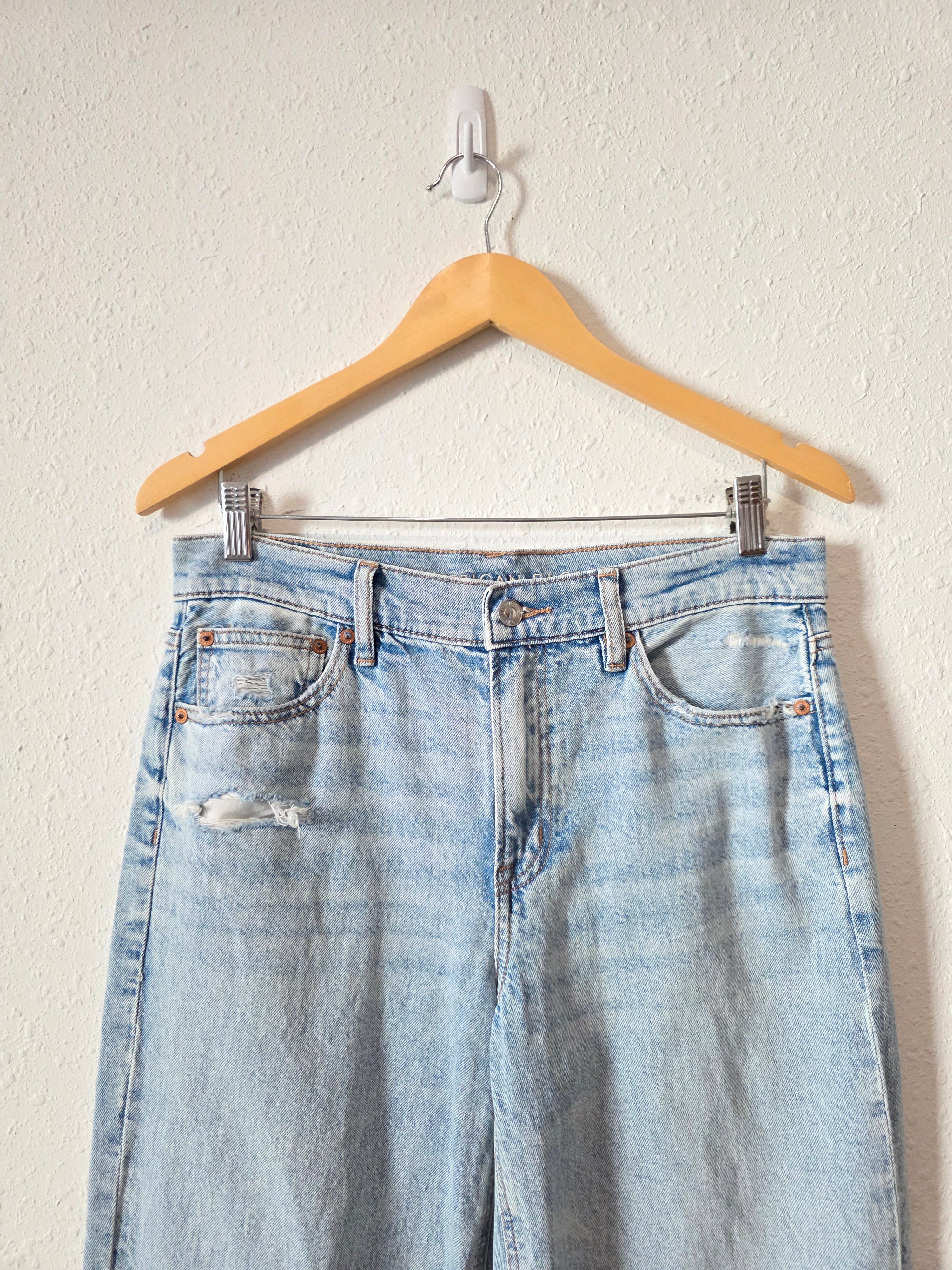 Light Wash Relaxed Jeans (8 short)
