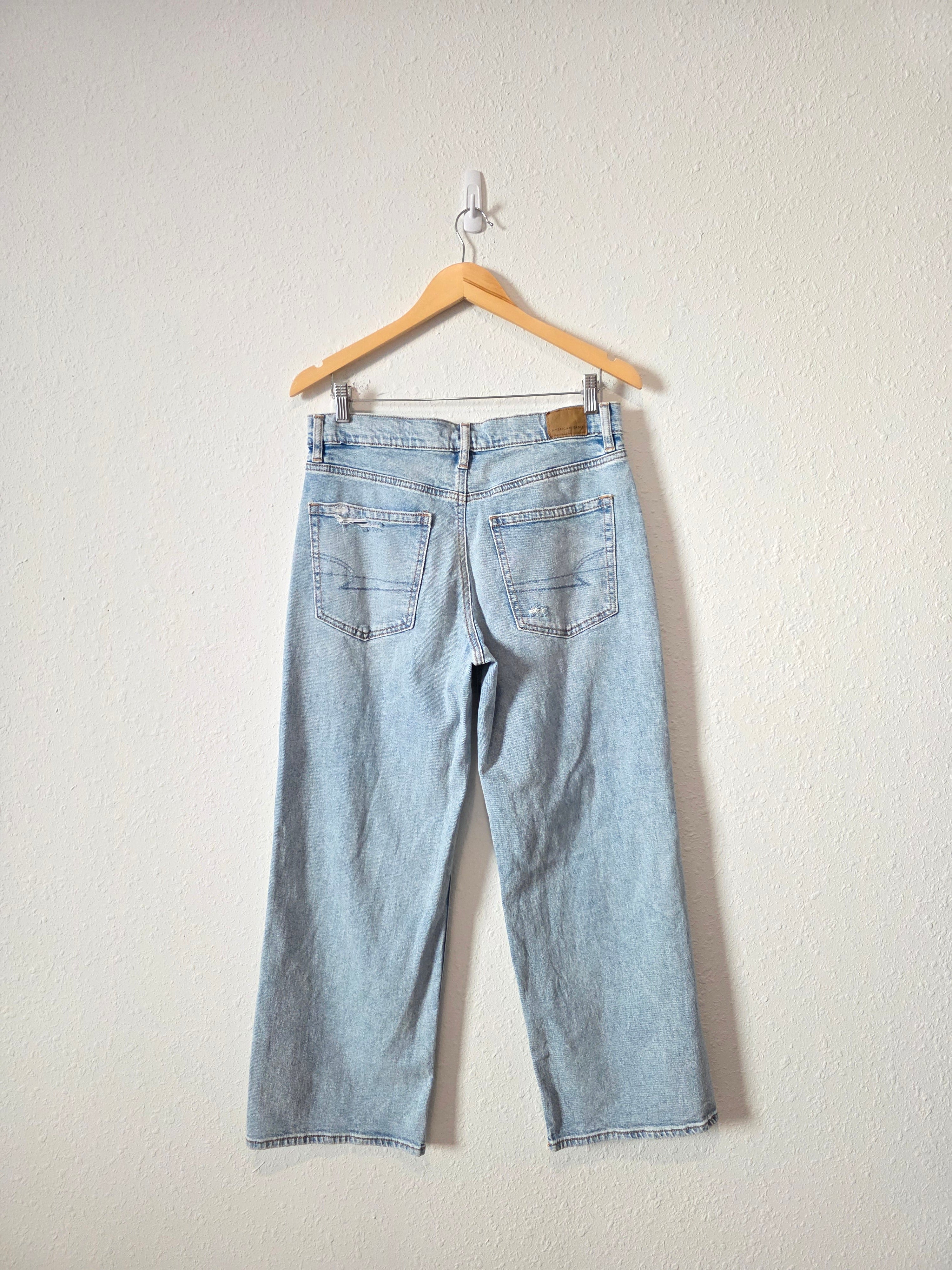 Light Wash Relaxed Jeans (8 short)