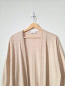 Carly Jean Long Ribbed Cardigan (S)