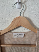 Carly Jean Long Ribbed Cardigan (S)