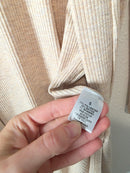 Carly Jean Long Ribbed Cardigan (S)