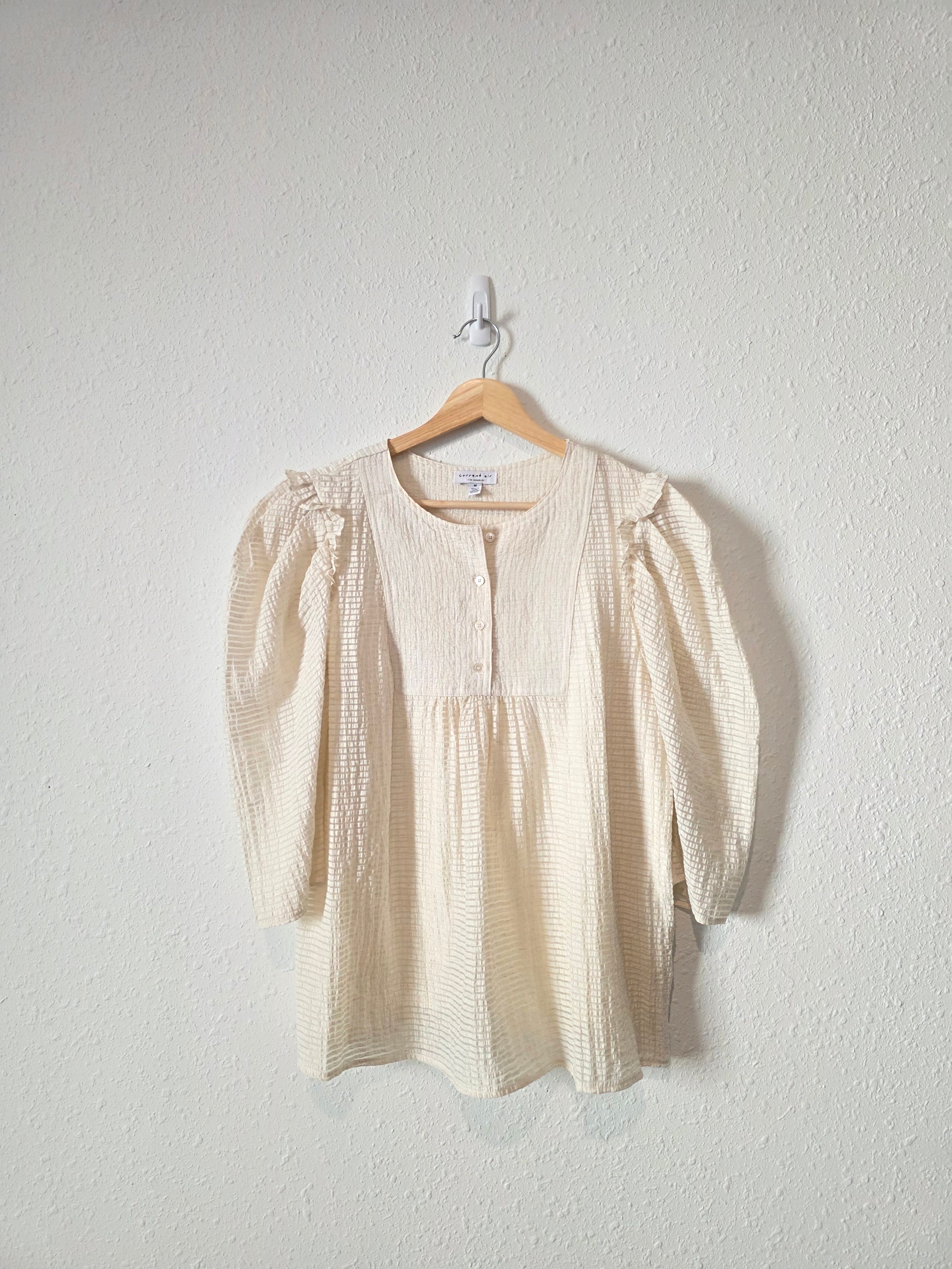 Current Air Puff Sleeve Top (M)