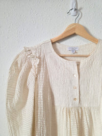 Current Air Puff Sleeve Top (M)