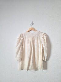 Current Air Puff Sleeve Top (M)