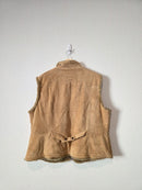 Vintage Eddie Bauer Leather Suede Vest (XXL)