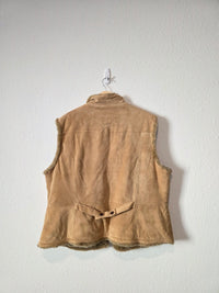 Vintage Eddie Bauer Leather Suede Vest (XXL)