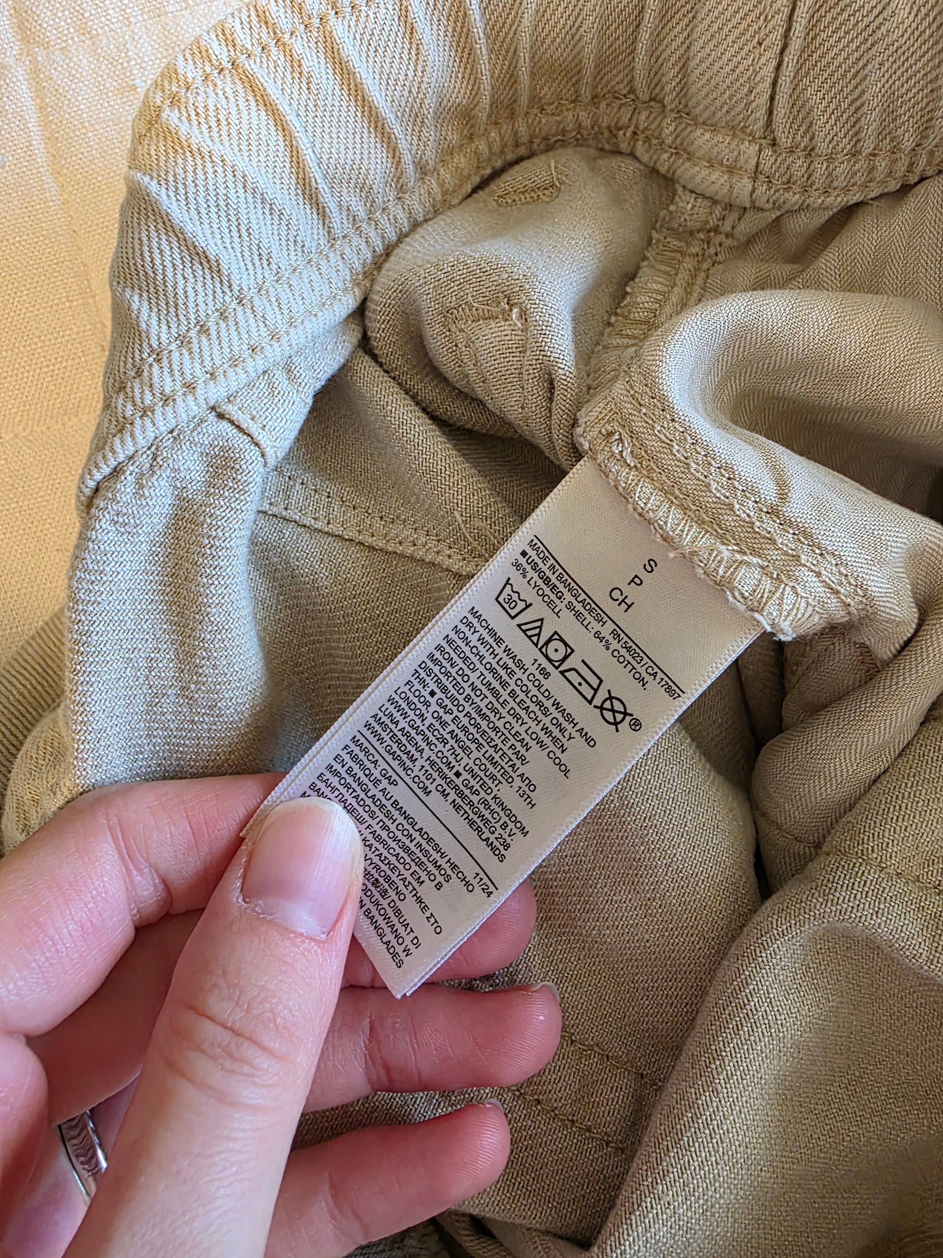 Gap Neutral Wide Leg Easy Jeans (S)