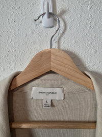 Banana Republic Oat Ribbed Top (L)