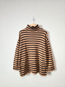 Loft Striped Turtleneck Sweater (M)