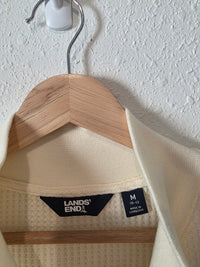 Lands End Waffle Henley Top (M)