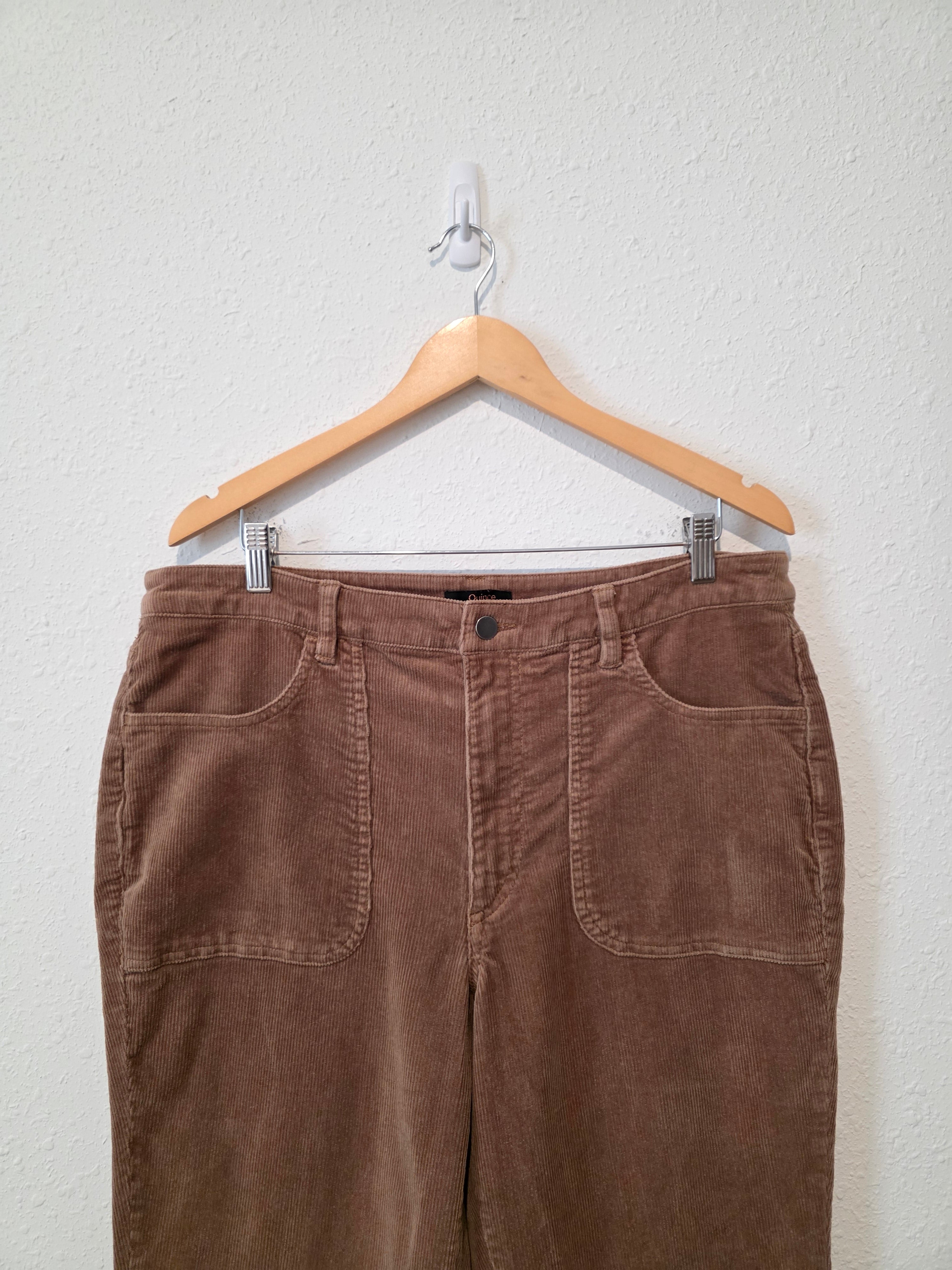 Quince Warm Brown Corduroy Pants (16)