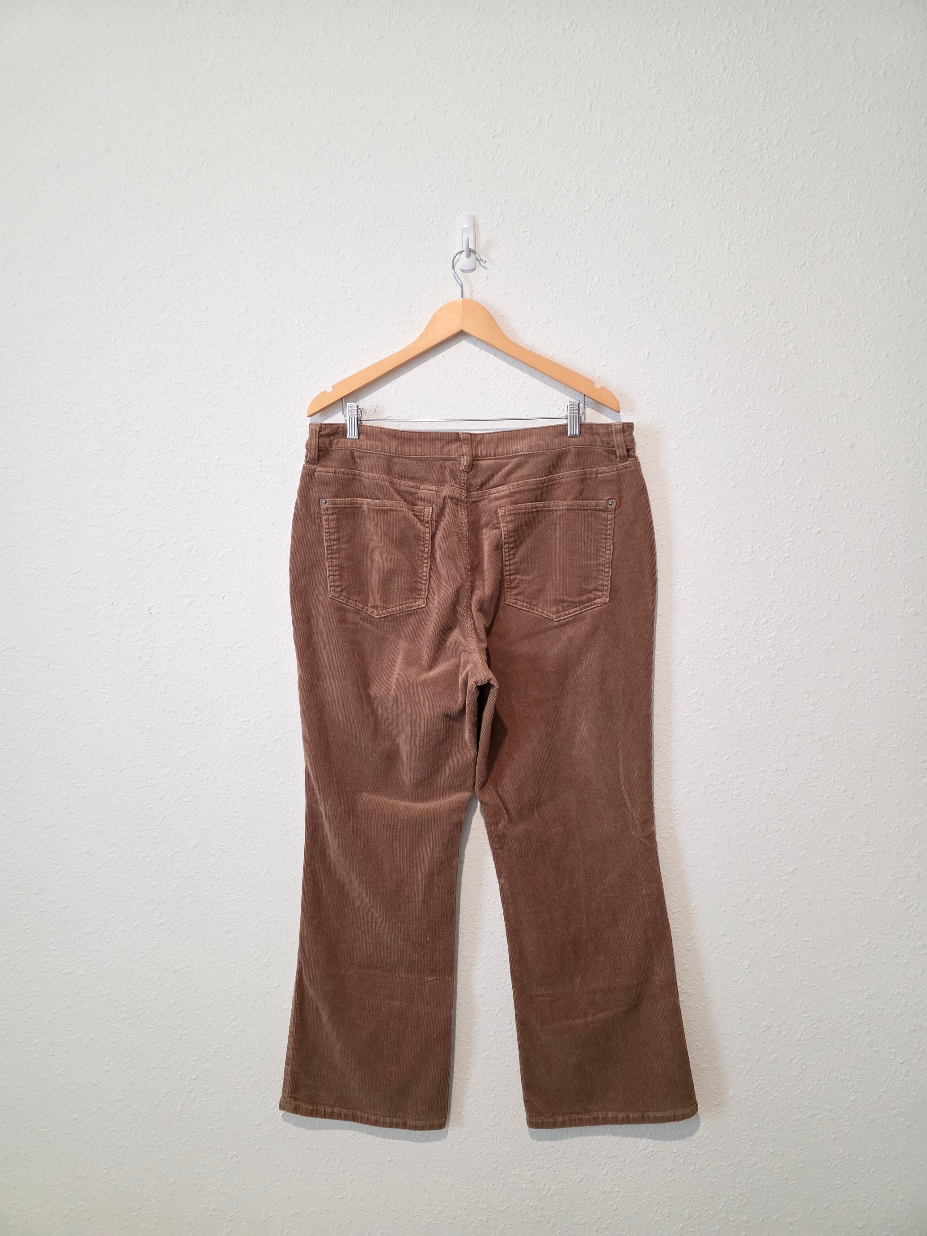 Quince Warm Brown Corduroy Pants (16)