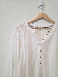 Anthropologie Pilcro Puff Sleeve Blouse (M)