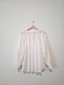 Anthropologie Pilcro Puff Sleeve Blouse (M)