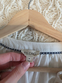 Anthropologie Pilcro Puff Sleeve Blouse (M)