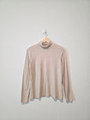 Banana Republic Oat Turtleneck Top (S)
