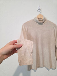Banana Republic Oat Turtleneck Top (S)