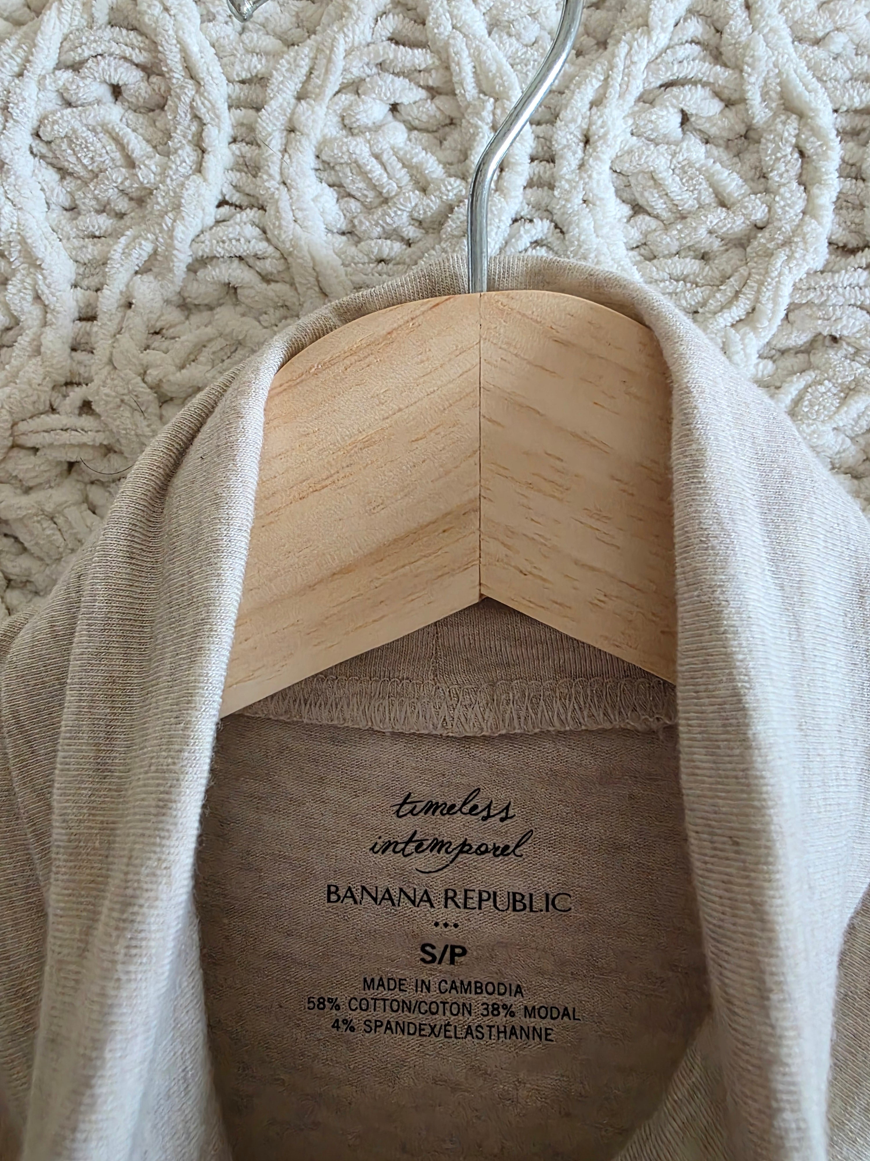 Banana Republic Oat Turtleneck Top (S)