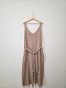 Eloquii Ribbed Wide Leg Jumpsuit (22/24)