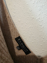 Eloquii Ribbed Wide Leg Jumpsuit (22/24)