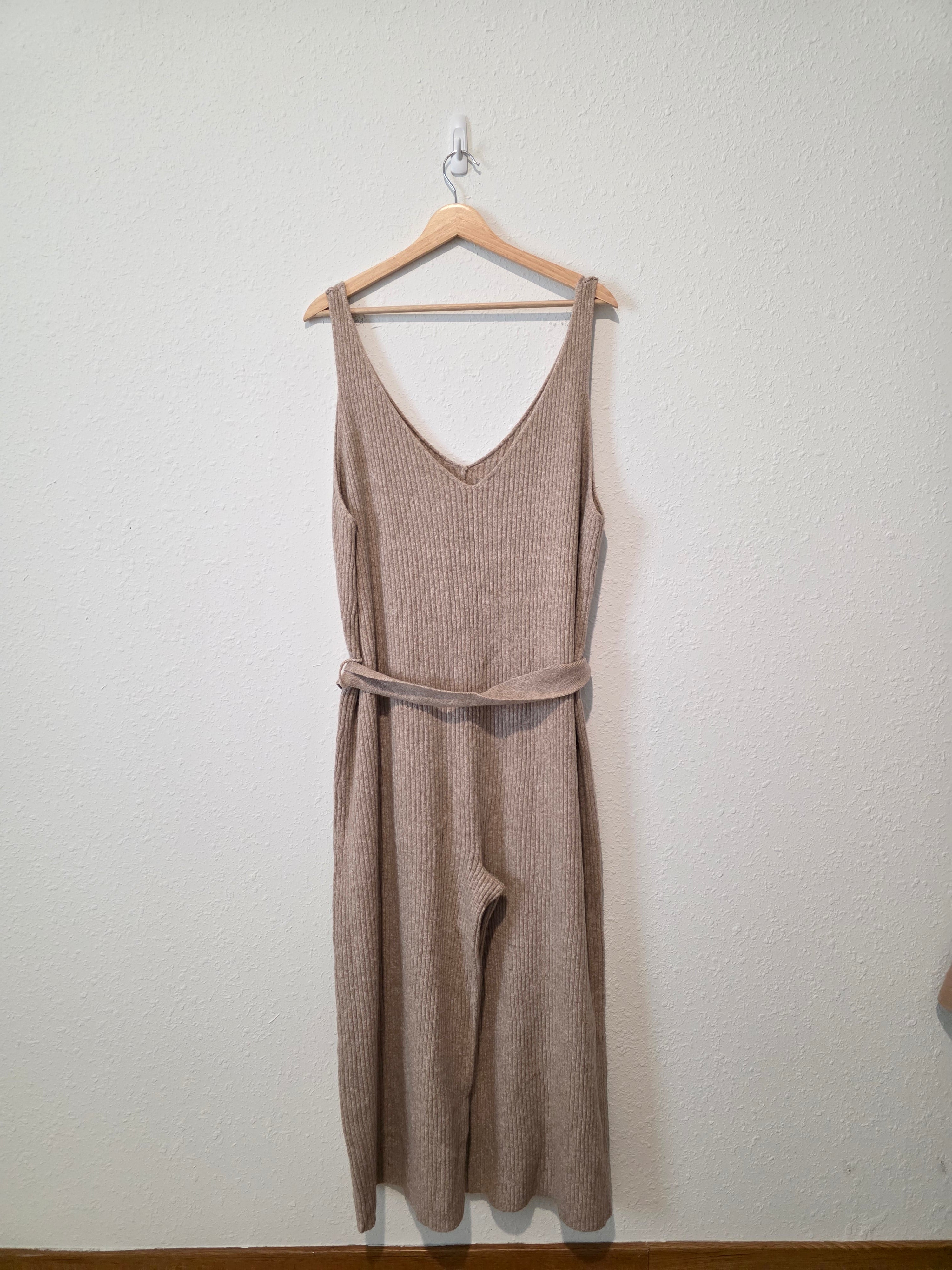 Eloquii Ribbed Wide Leg Jumpsuit (22/24)