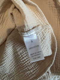 Wishlist Muslin Babydoll Button Back Top (S)