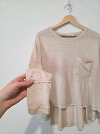 In Loom Neutral Long Sleeve Tee (S)