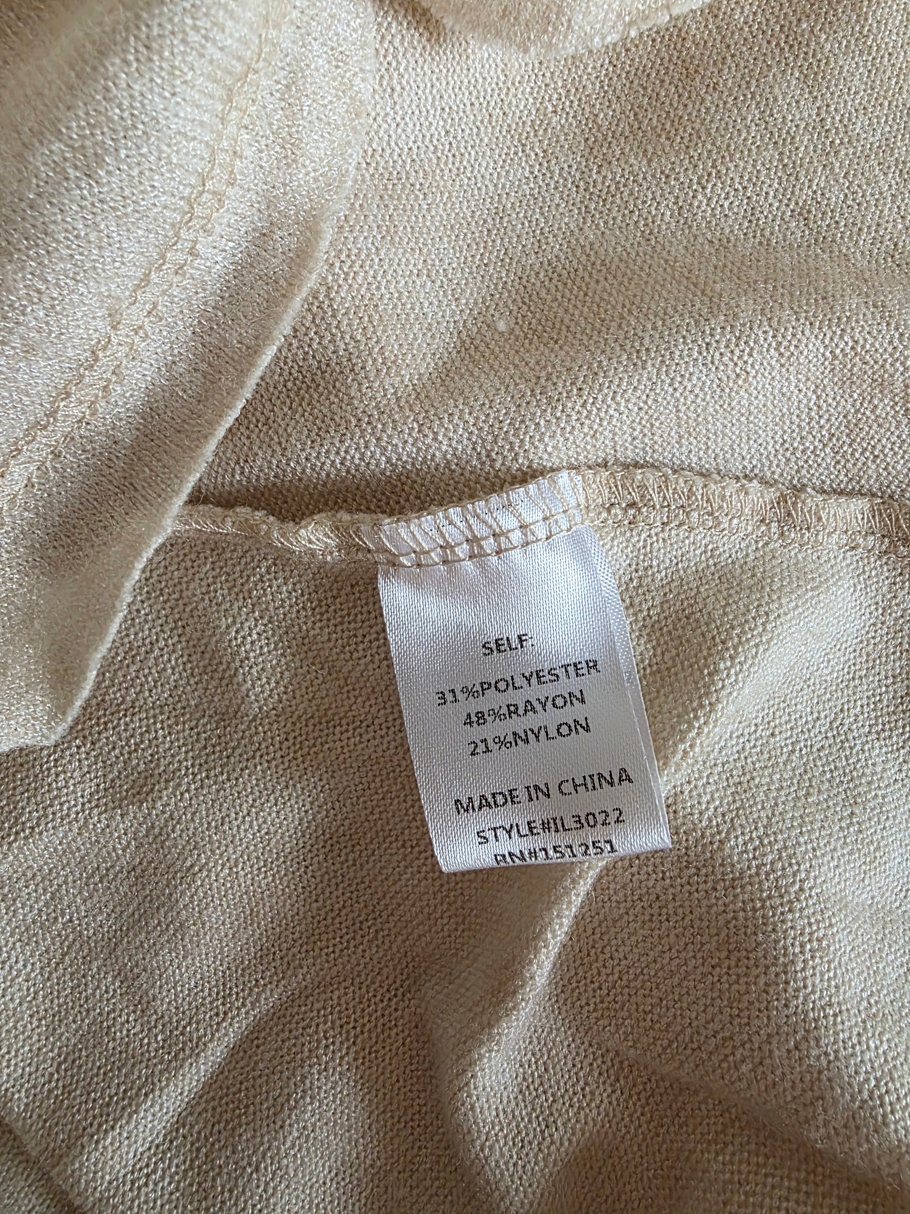 In Loom Neutral Long Sleeve Tee (S)