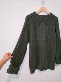 NEW LL Bean Chunky Fisherman Sweater (XL)