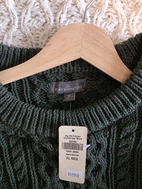 NEW LL Bean Chunky Fisherman Sweater (XL)