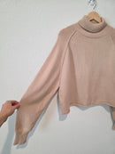 Mimosa Cozy Turtleneck Sweater (M)