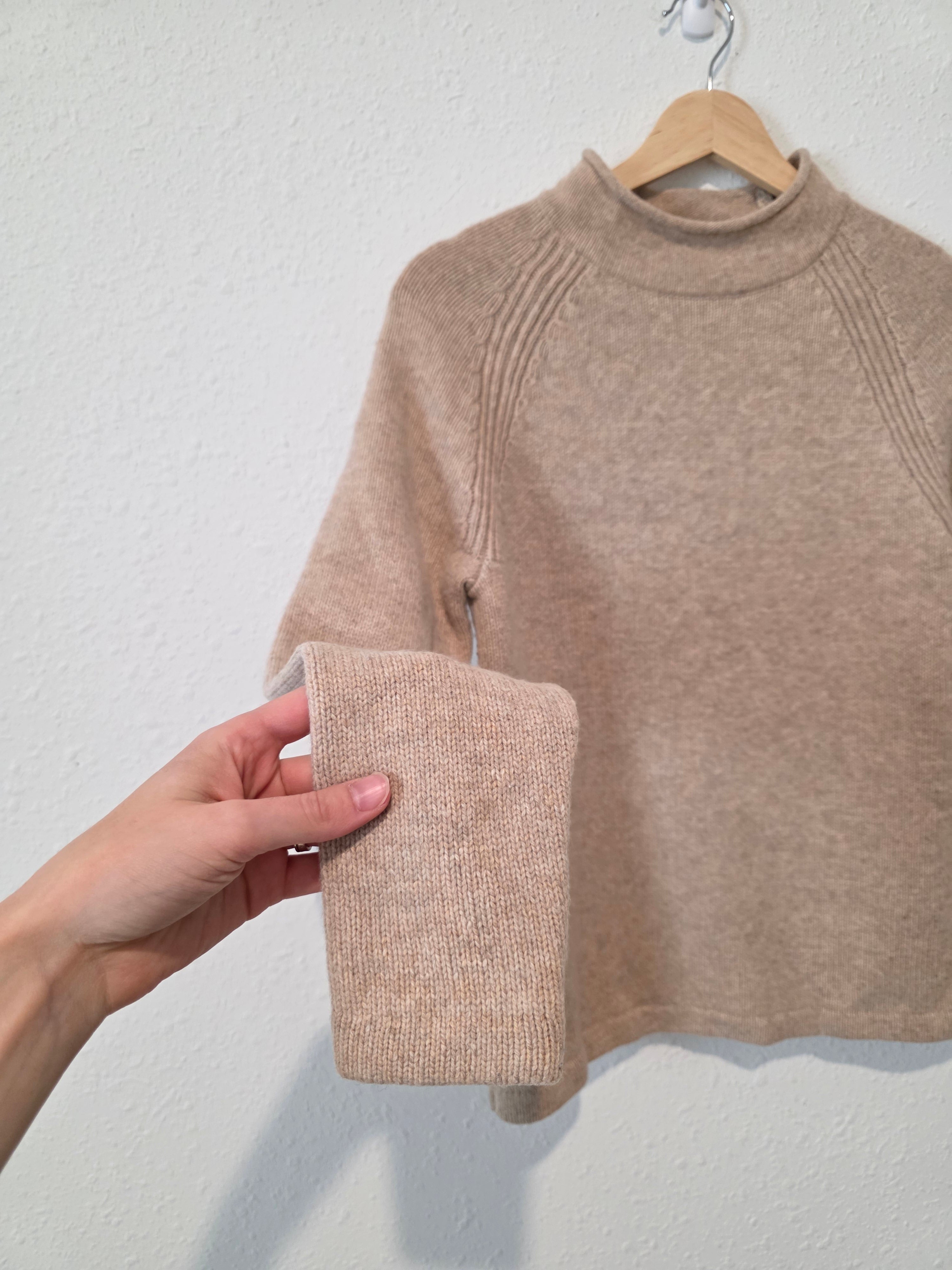 J.Crew Wool Blend Rollneck Sweater (XS)