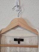 Quince Chunky Cable Knit Cardigan (S)