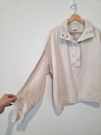 Aerie Oat Oversized Sweatshirt (S)