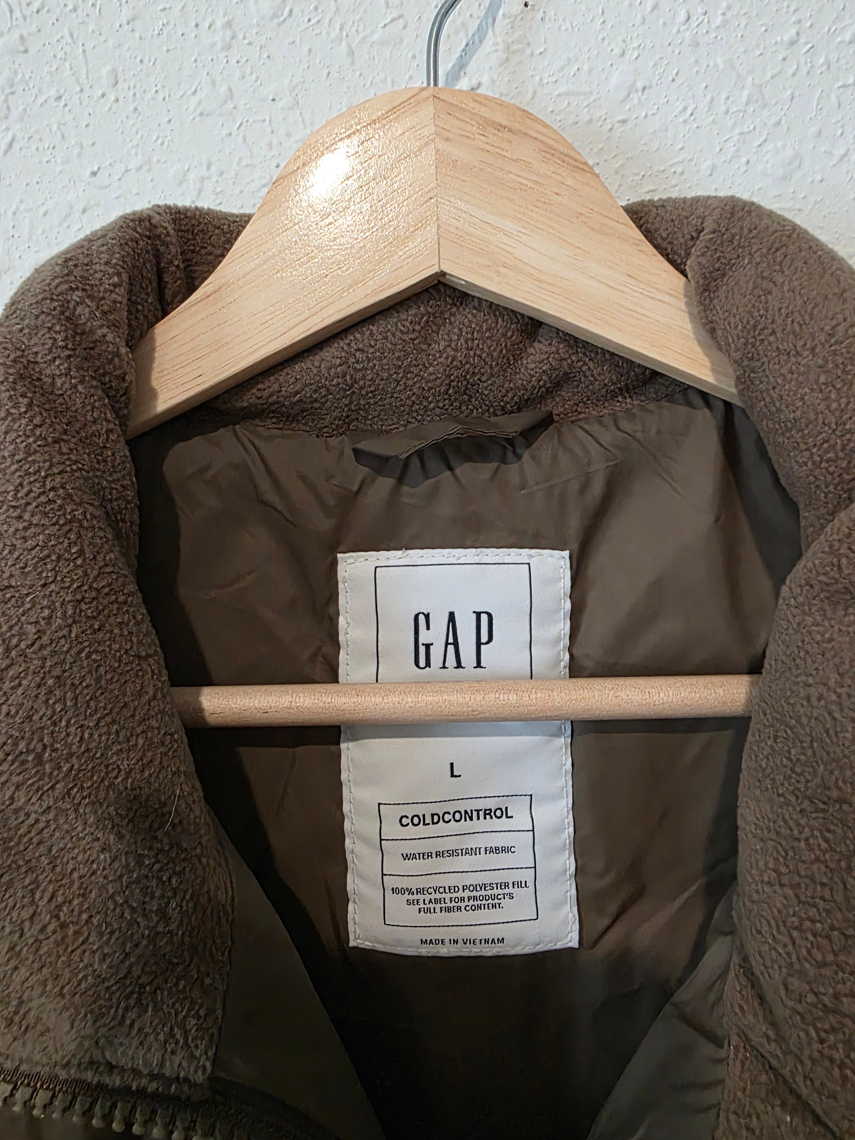 Gap Brown Puffer Vest (L)