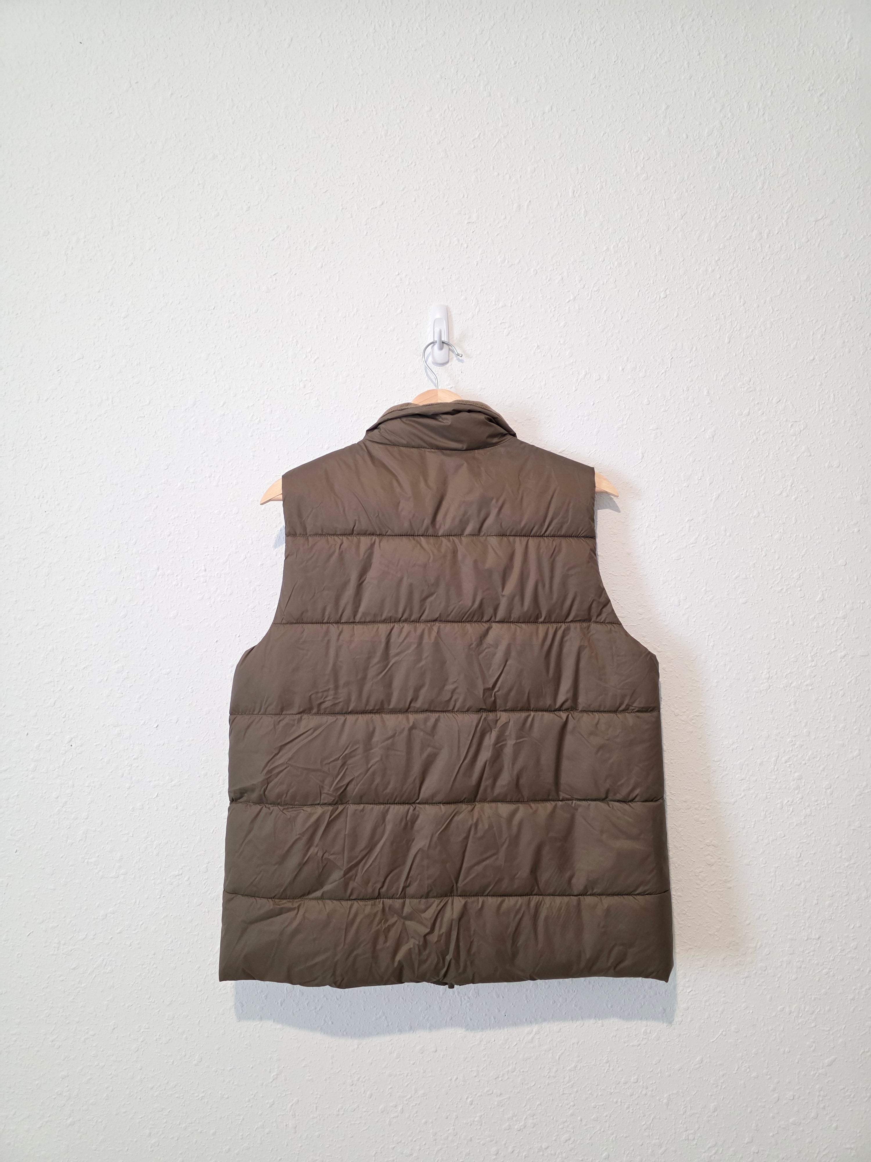 Gap Brown Puffer Vest (L)