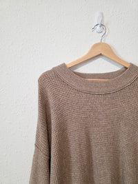 Aerie Oversized Waffle Sweater (M)