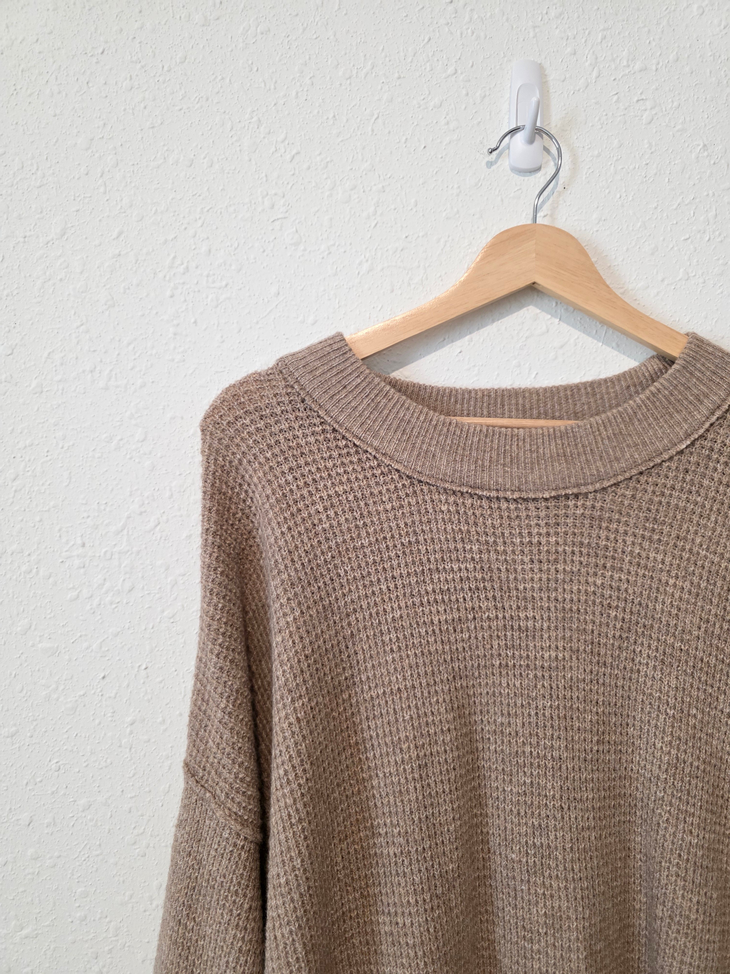 Aerie Oversized Waffle Sweater (M)