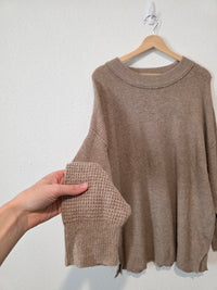 Aerie Oversized Waffle Sweater (M)
