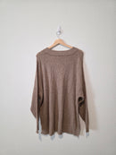 Aerie Oversized Waffle Sweater (M)