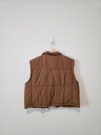 Brown Cropped Vest (M)
