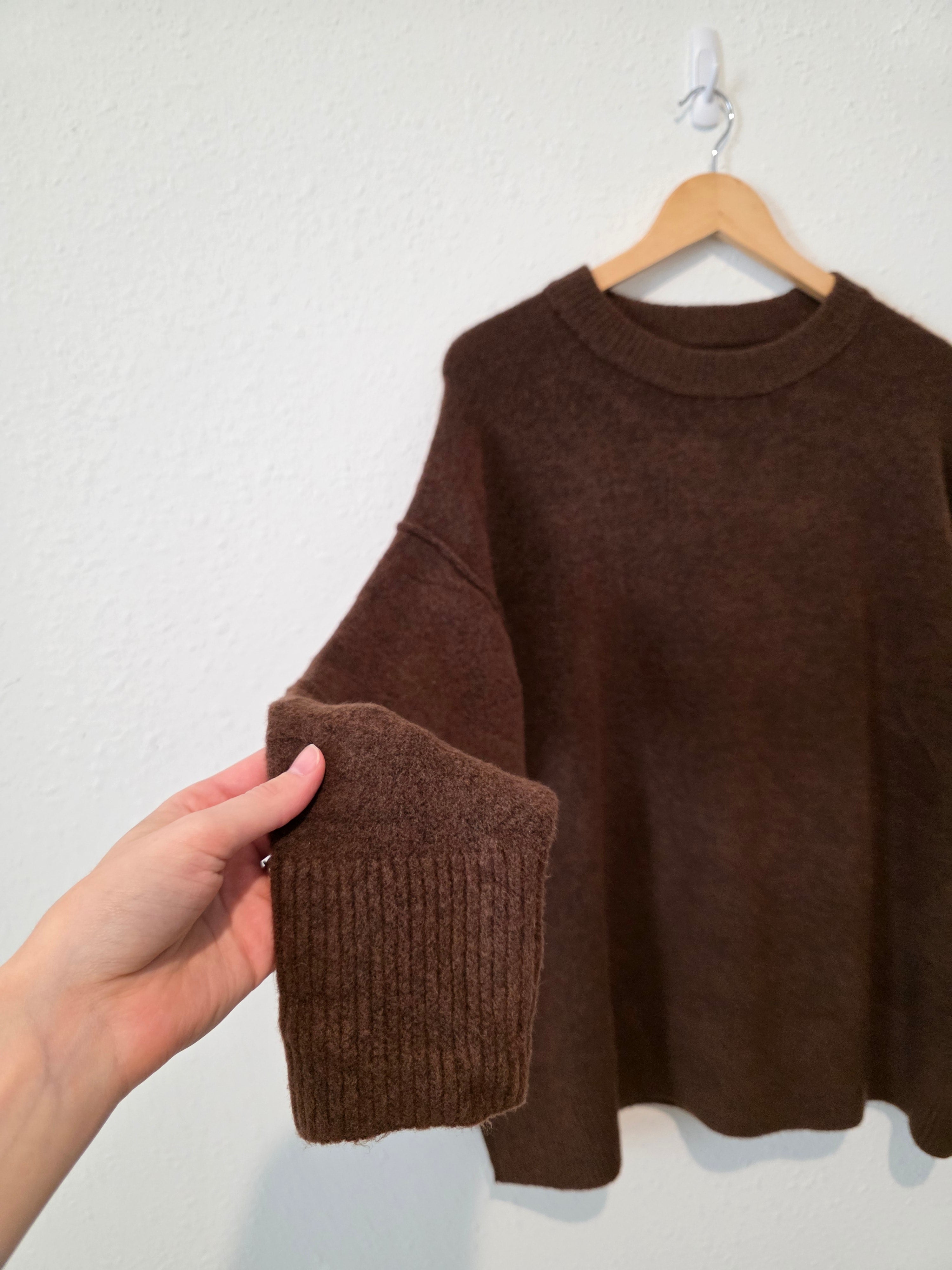 Aerie Brown Cozy Sweater (M)