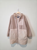 Lands End Sherpa Quilted Jacket (1X)